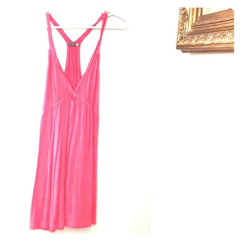 Creamy pink sun dress